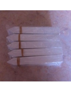 50 Etiquettes à piquer en PVC souple - longueur 12cm