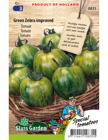 Semences Tomate Green Zebra