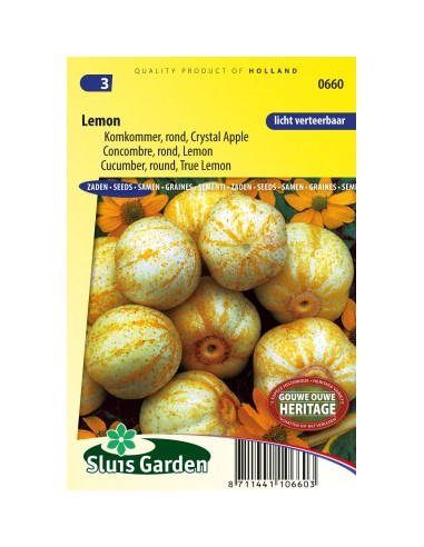 Semences Concombre rond Lemon
